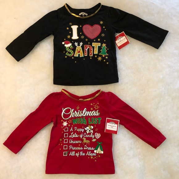 baby girl christmas shirt